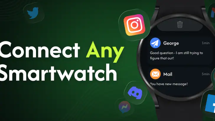 Smart Watch App: Wearable Sync feature graphic