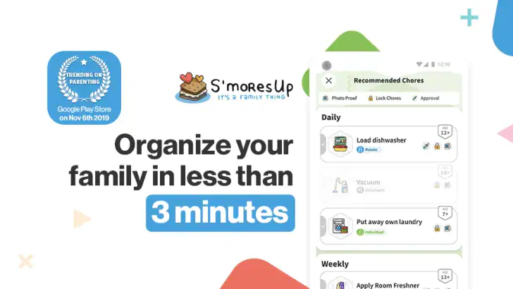 S'moresUp - Smart Chores App feature graphic