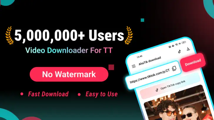 SnapTik - TT Video Downloader feature graphic