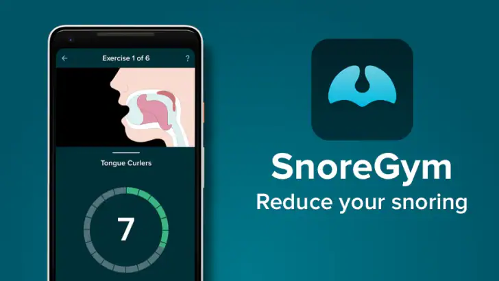 SnoreGym : Reduce Your Snoring feature graphic