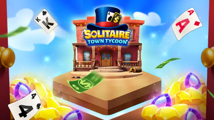 Solitaire Town Tycoon feature graphic