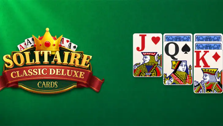 Solitaire:Classic Deluxe Cards feature graphic