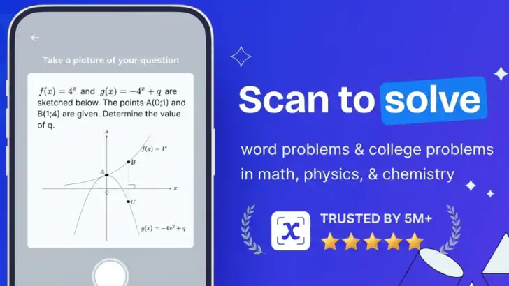 Solvely-Math Solver & Homework feature graphic