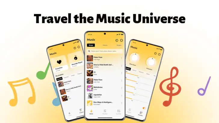 SonicNest — Music Player feature graphic