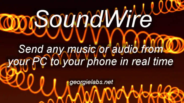 SoundWire Full-Audio Streaming feature graphic