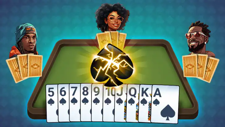 Spades Fever: Card Plus Royale feature graphic
