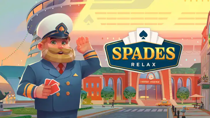 Spades Relax Classic Card Game feature graphic