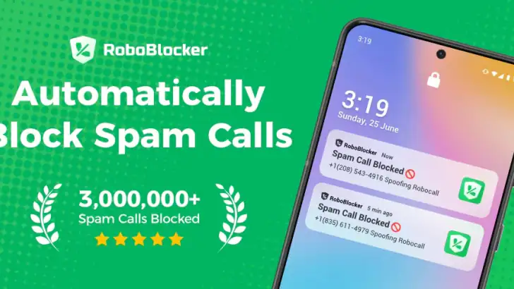 Spam Call Blocker for Android feature graphic