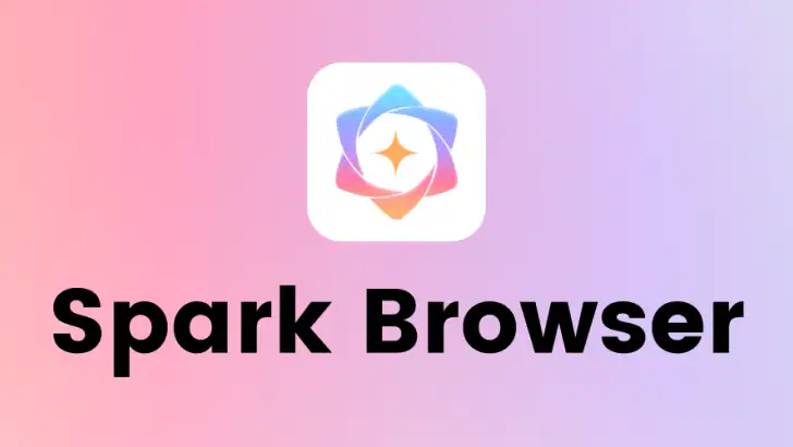 Spark · Safe & Speedy Browser feature graphic