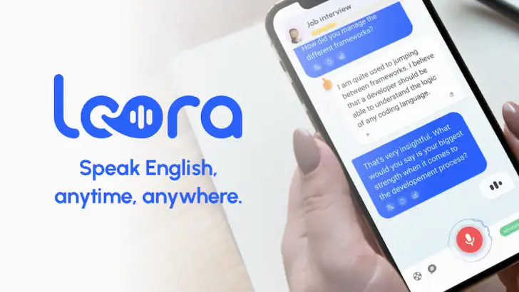 Speak English with Loora AI feature graphic