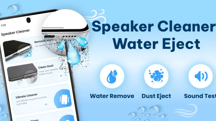 Speaker Cleaner, Water Eject feature graphic
