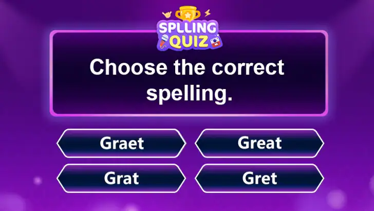 Spelling Quiz - Word Trivia feature graphic
