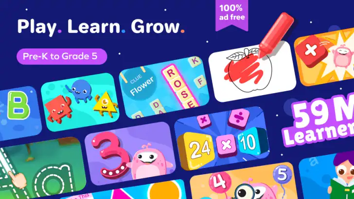 SplashLearn: Kids Learning App feature graphic