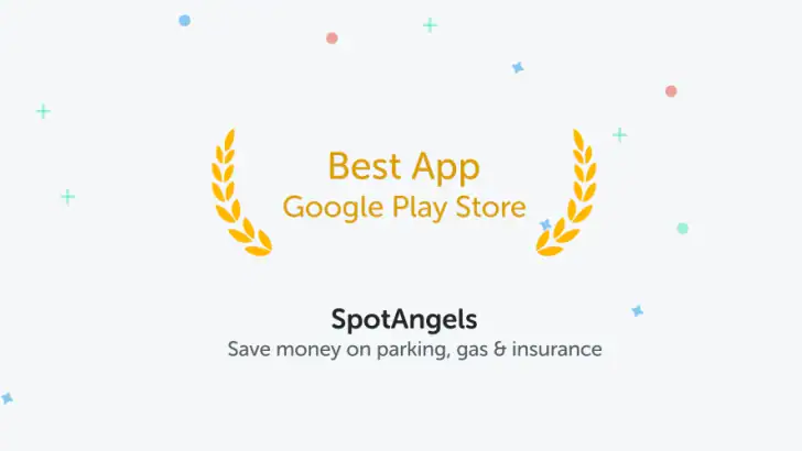 SpotAngels Parking Map & Deals feature graphic