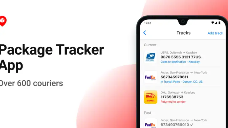 Spottrack: Package Tracker feature graphic