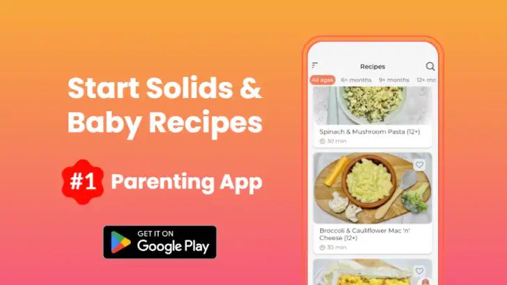 Start Solids & Baby Recipes feature graphic