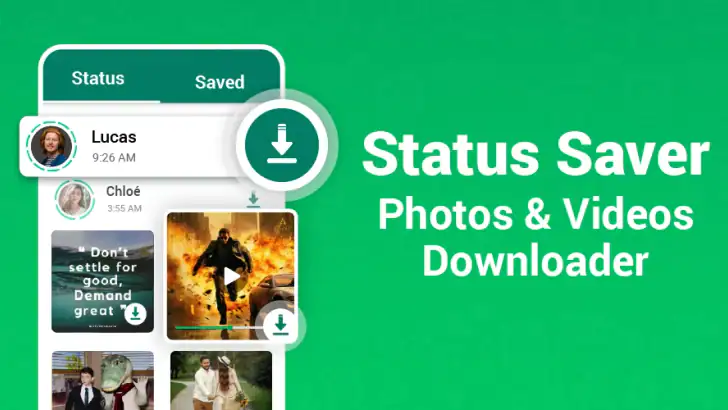 Status Saver: Video Downloader feature graphic