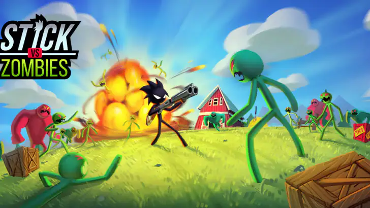 Stick vs Zombies: Platformer feature graphic