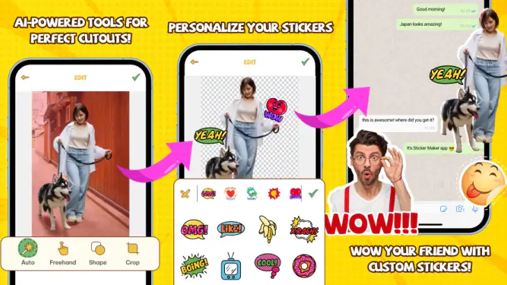 Sticker Maker - Sticker Share feature graphic