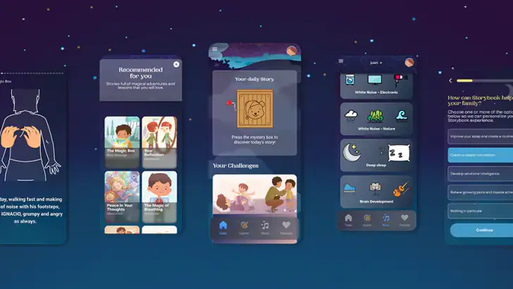 Storybook: Calm Bedtime, Sleep feature graphic