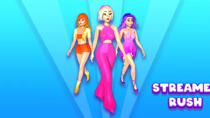 Streamer Rush: Dress & Impress feature graphic