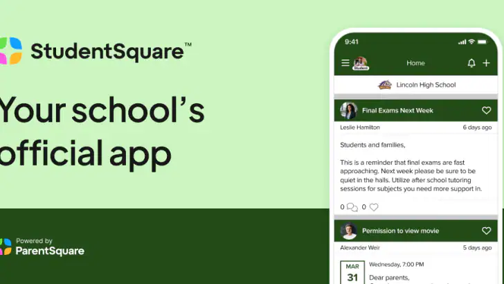 StudentSquare feature graphic