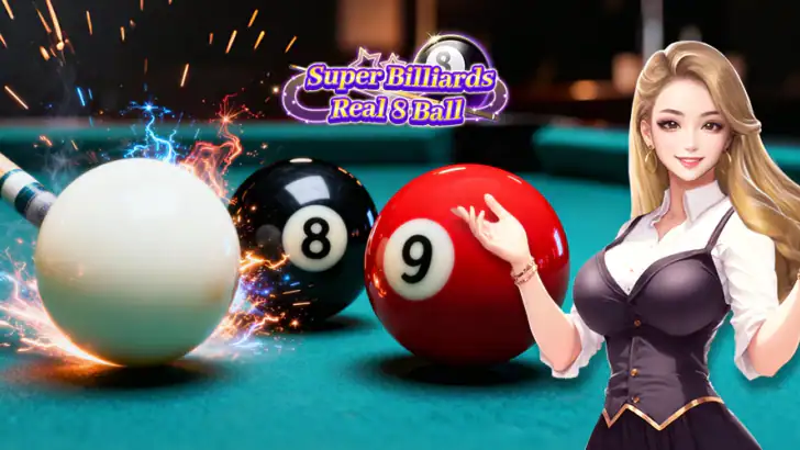 Super Billiards Real 8 Ball feature graphic