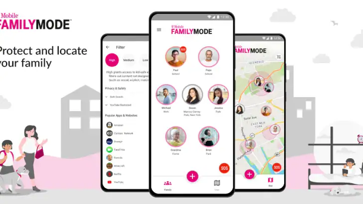 T-Mobile® FamilyMode™ feature graphic