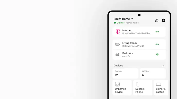 T-Mobile Fiber: eero feature graphic