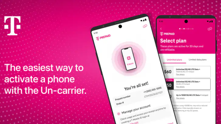 T-Mobile Prepaid eSIM feature graphic