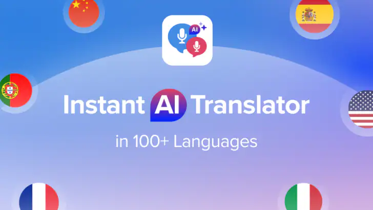 Talk & Translate AI Translator feature graphic