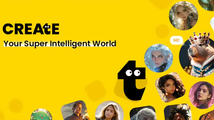 Talkie: Creative AI Community feature graphic