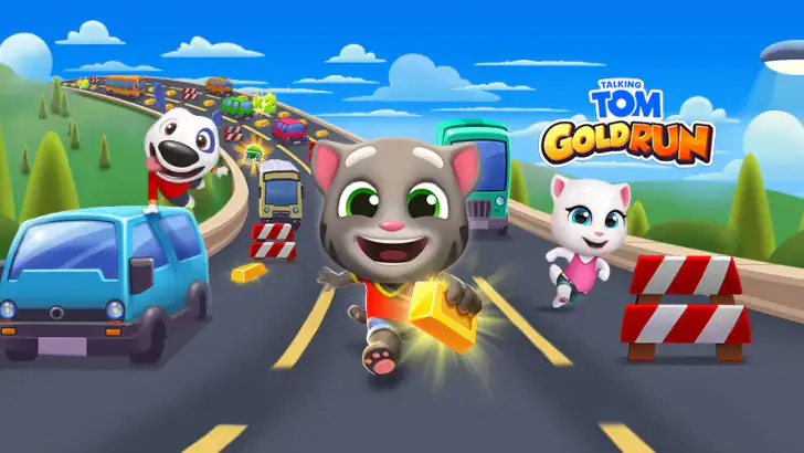 Talking Tom Gold Run feature graphic