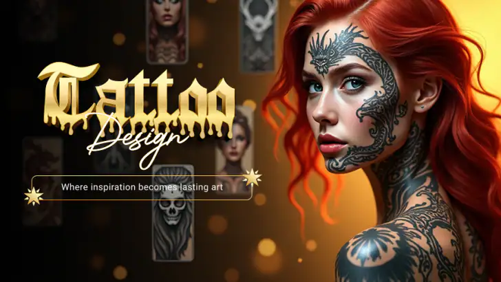 Tattoo Design: Tattoo Maker feature graphic