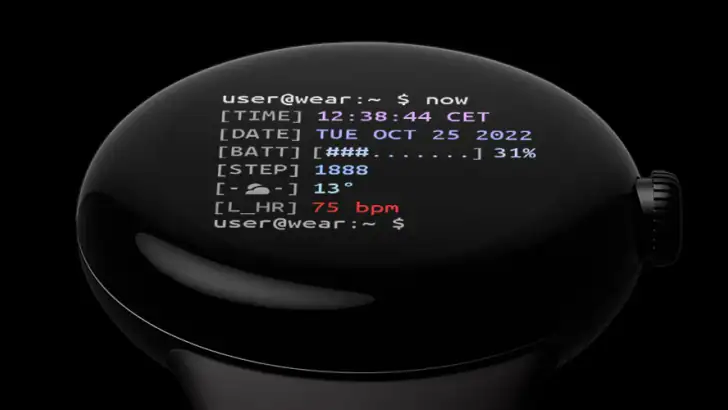 Terminal Watch face feature graphic