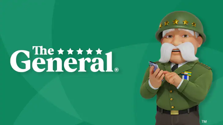The General® Auto Insurance feature graphic