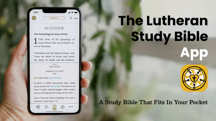 The Lutheran Study Bible feature graphic