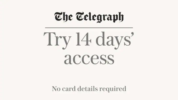 The Telegraph UK Latest News feature graphic