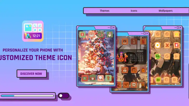 Themepack & Icon Changer feature graphic