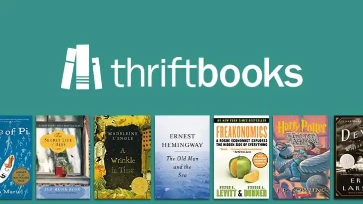 ThriftBooks: New & Used Books feature graphic