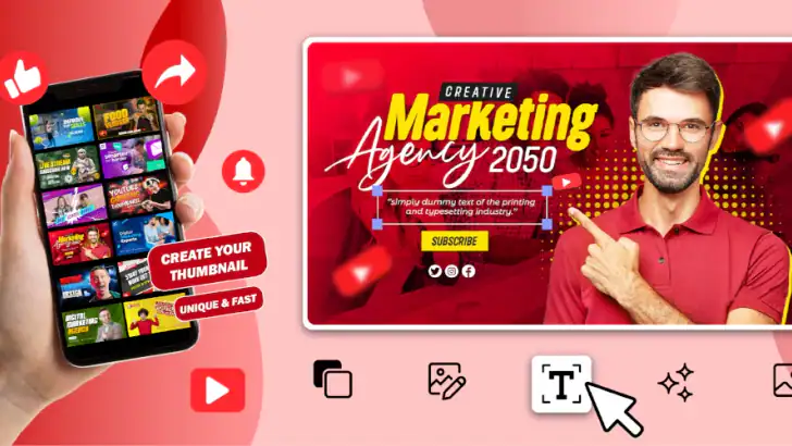 Thumbnail Maker - Channel Art feature graphic