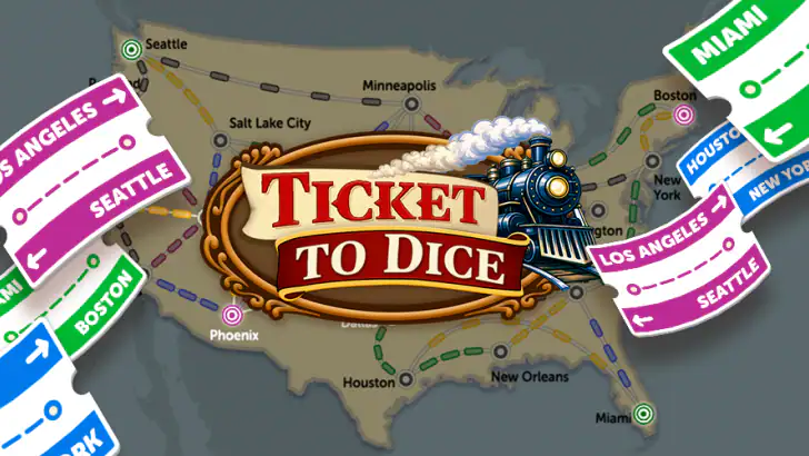 Ticket to Dice - Trains Tracks feature graphic