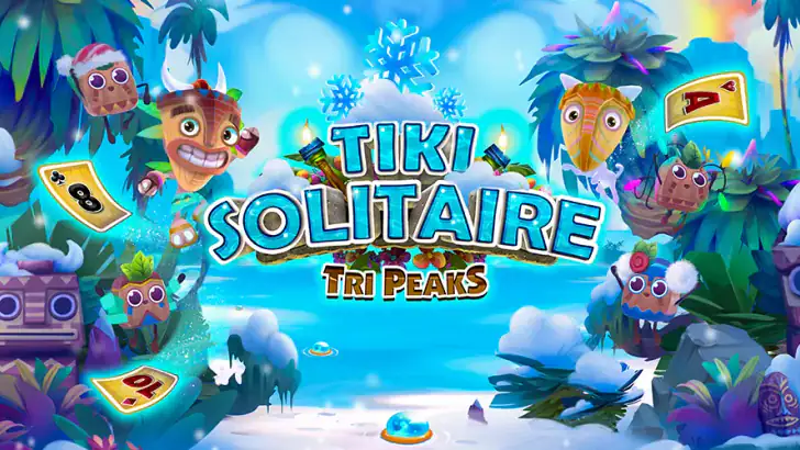 Tiki Solitaire TriPeaks feature graphic