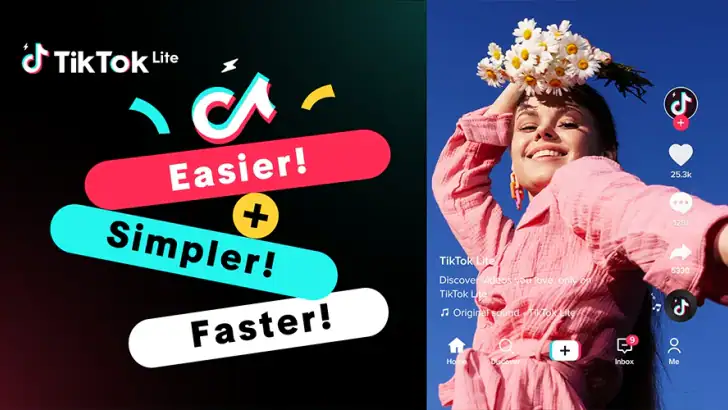 TikTok Lite - Faster TikTok feature graphic