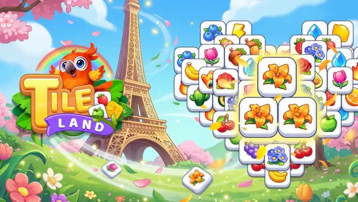 Tile Land: Triple Match feature graphic