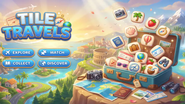Tile Travels feature graphic