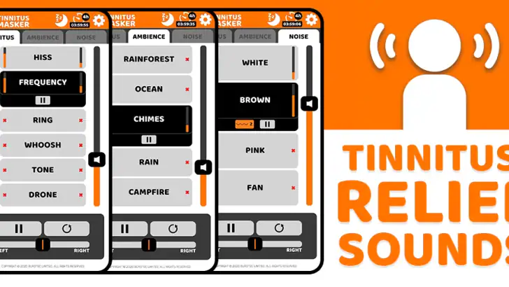 Tinnitus Masker & Sleep Noise feature graphic
