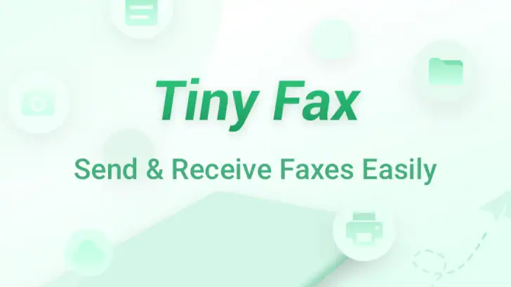 Tiny Fax - Send Fax from Phone feature graphic