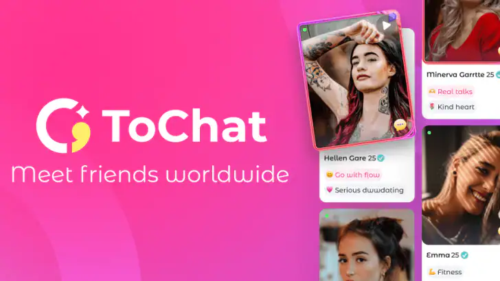 ToChat - Make Friends Nearby feature graphic