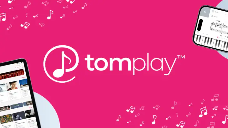 Tomplay Sheet Music feature graphic